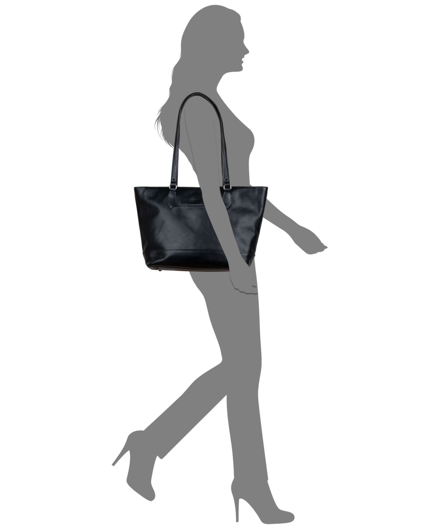 Meka Medium Leather Tote Bag
