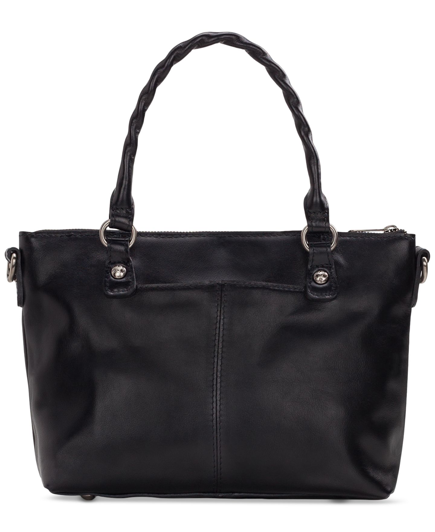 Женская сумка Patricia Nash Zora Medium Leather Top Handle Crossbody, цвет: Чёрный — фото 2
