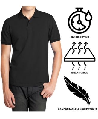 Men's Polo Avenue Short Sleeve Pique Polo Shirt