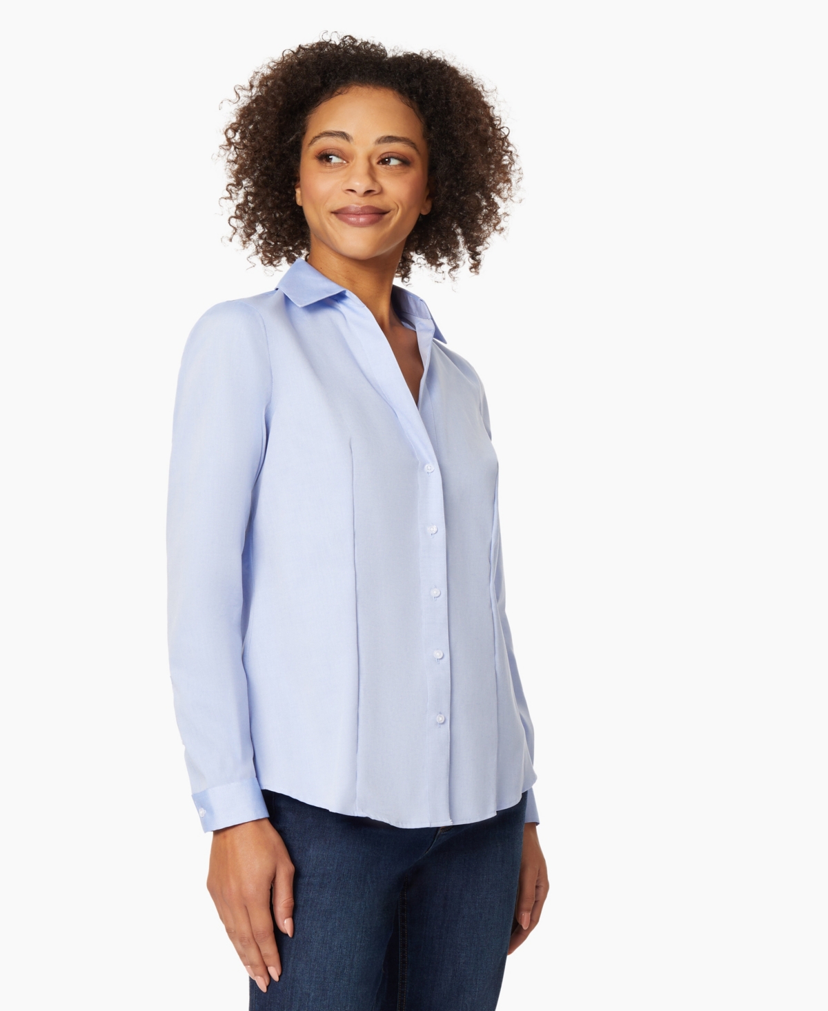 Jones New York Petite Button Down Blouse