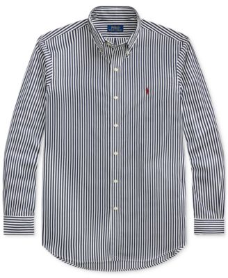 Men's Classic-Fit Striped Poplin Shirt