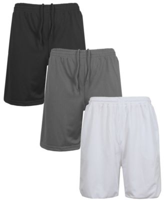 Men's 3-Pack Jump Start Lightweight Breathable Moisture Wicking Mesh Shorts