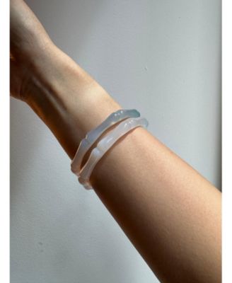 Bambam — Bamboo shaped skinny jade stone bangle