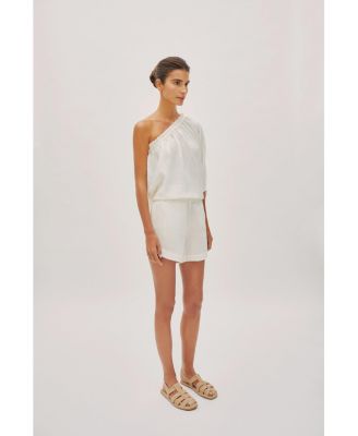 Women's Capri Linen Shorts