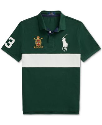ラルフローレン　CUSTOM SLIM FIT POLO Custom Slim Fit Stretch Mesh Polo Shirt