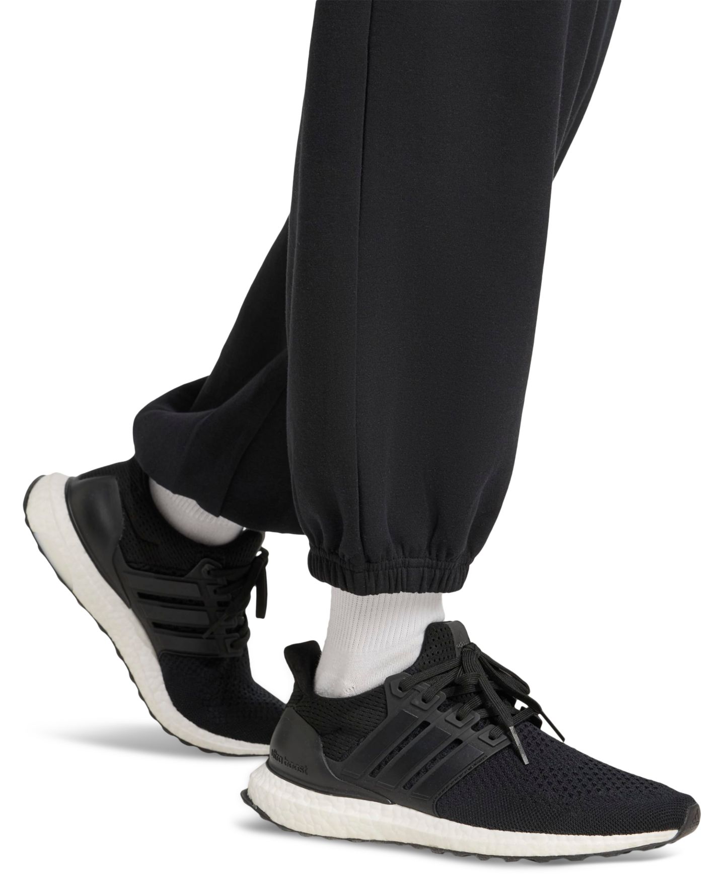 Женские брюки adidas Soft Lux Loose Mid-Rise Pull-On, цвет: Чёрный — фото 5