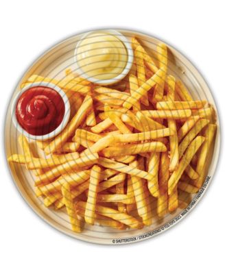 Spin Flip Puzzle: Burger & Fries