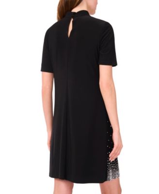 Women's Keyhole Short A-Line Dress