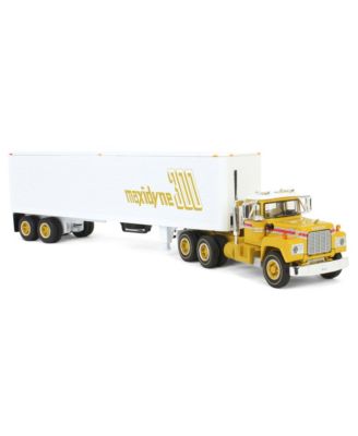DCP 1/64 Mack R-Model Day Cab with 40ft Vintage Trailer, 125 Years of Mack