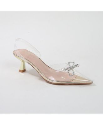 Nana Clear Vinyl Slingbacks