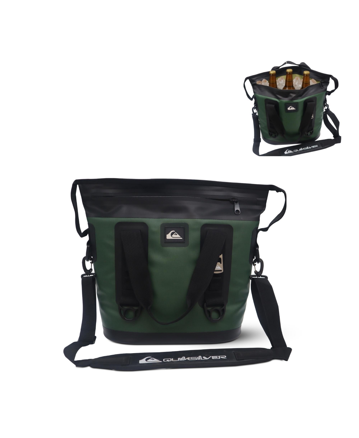 Coastal Collection 48-72H 5 Layer Insulated Tote Coller Bag with Waterproof Zippers - Trekking green