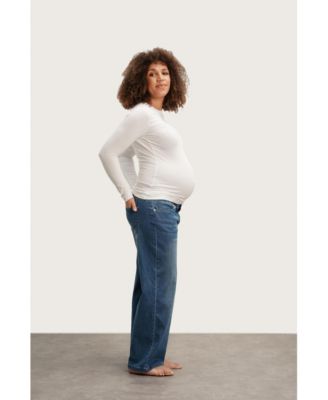 Maternity NOM Slouch Under the Belly Denim