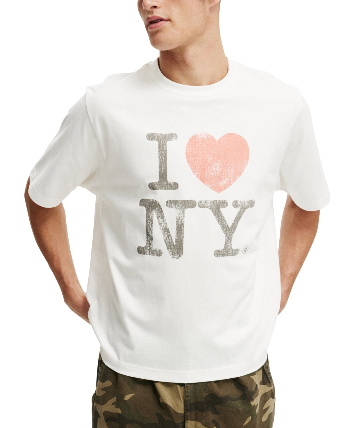 Shop Cotton On Men's Crop New York T-shirt