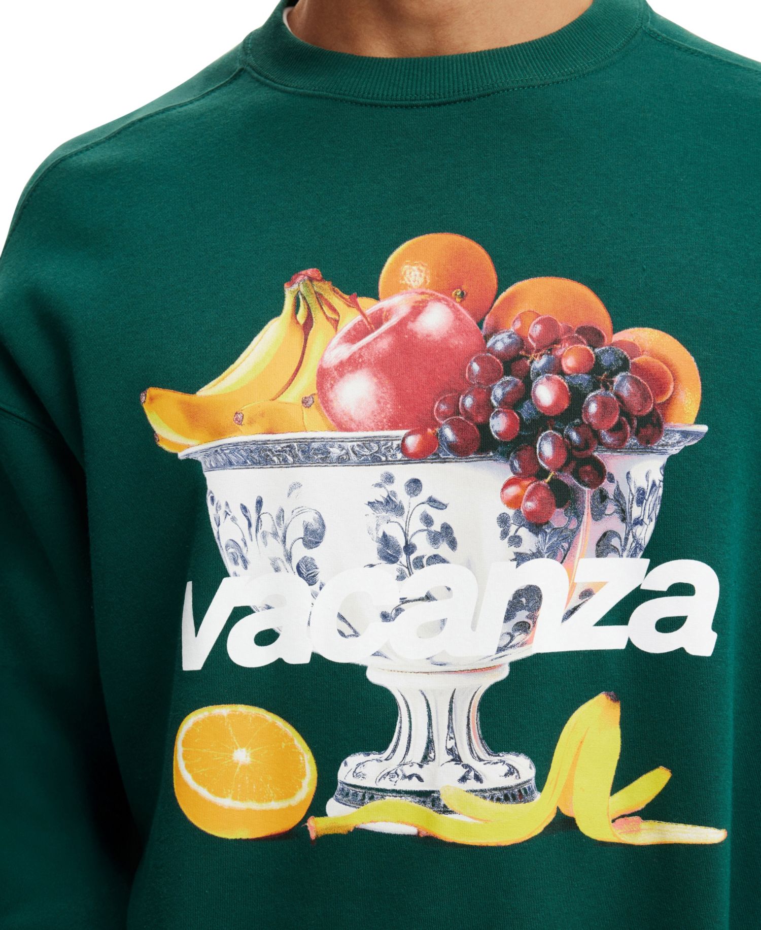 Men's Box Fit Graphic Crew Sweater