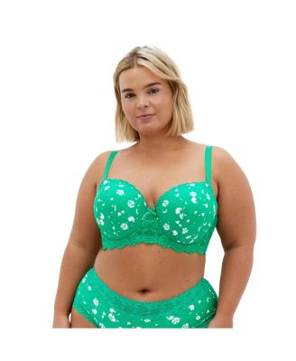 Plus Size Hailey Contour Print Bra