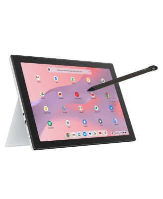 Chromebook CM30 10.5" WUXGA 2-In-1 Touchscreen Laptop, MediaTek Kompanio 520 2.0GHz, 8GB RAM, 128GB eMMC, Chrome OS, Fog Silver