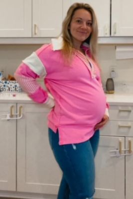 Maternity Blue Frayed Wide Leg Cropped Jeans