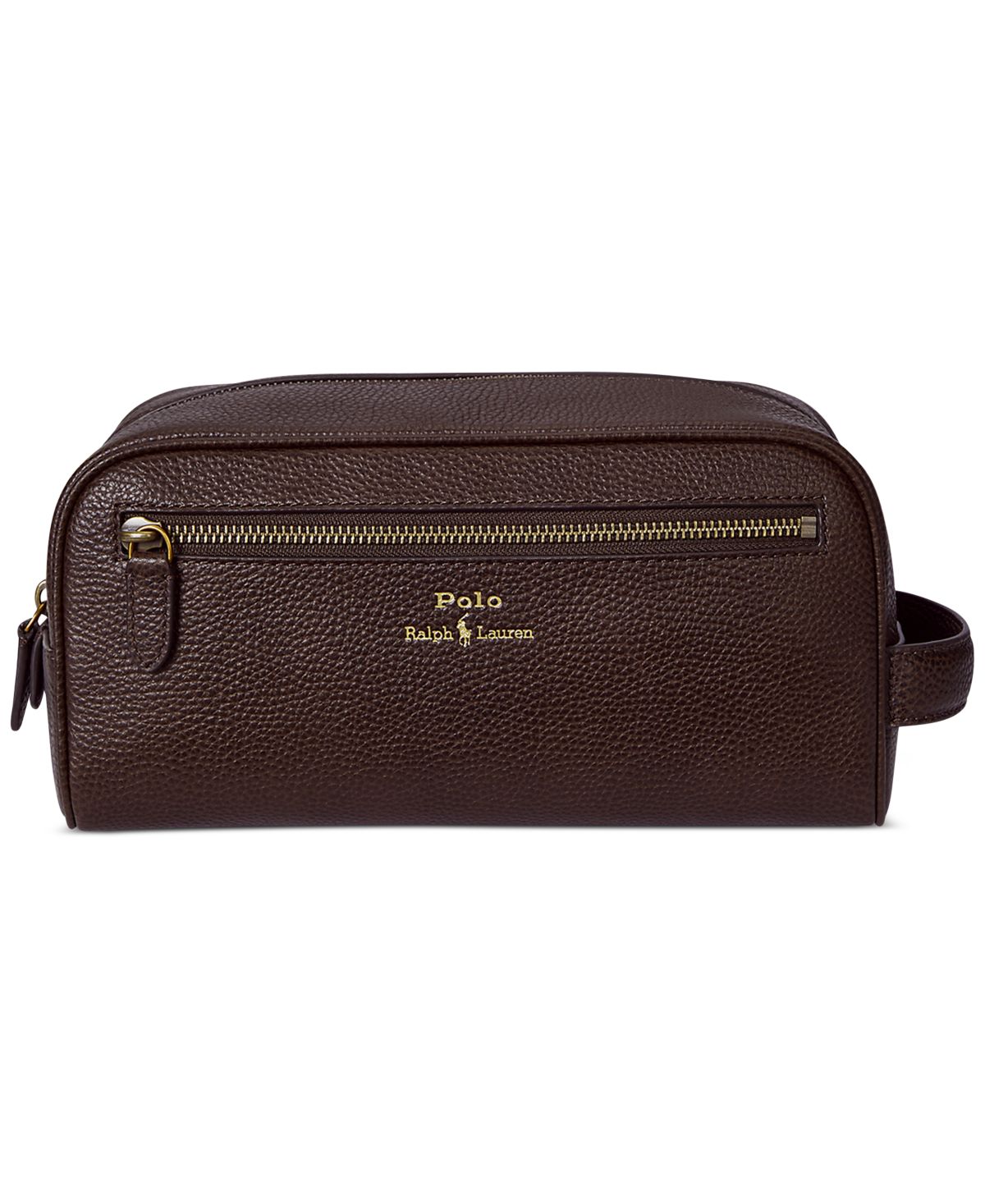 Мужской дорожный футляр из шероховатой кожи