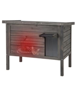 Outdoor Insulated Cat House with All-Round Foam Insulated for Winter