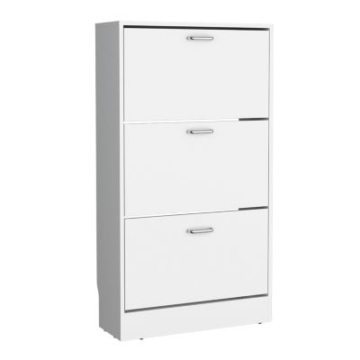 3 Doors, 3 Shelves Crocker Shoe Rack