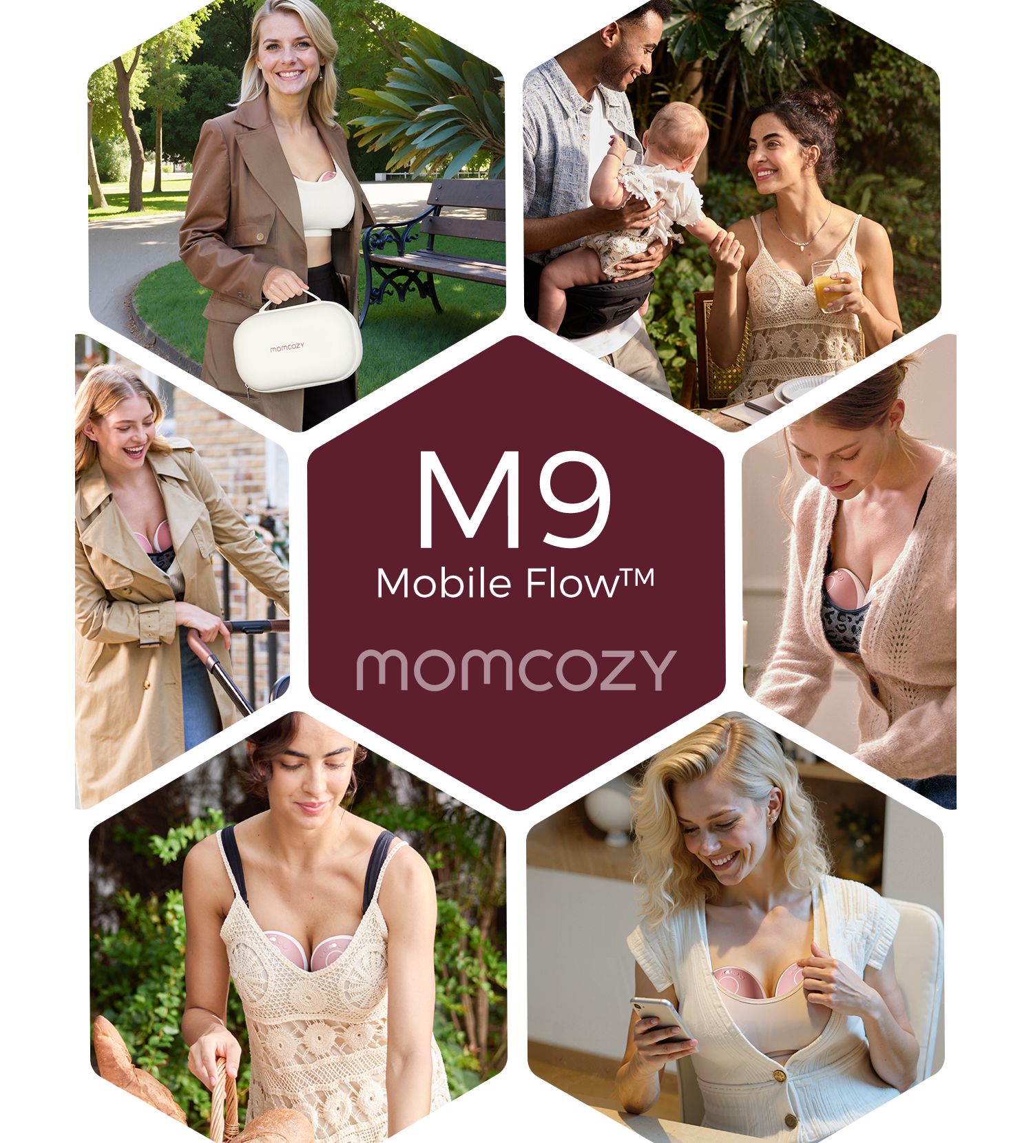 Mobile Flow™ Hands-Free Breast Pump | M9