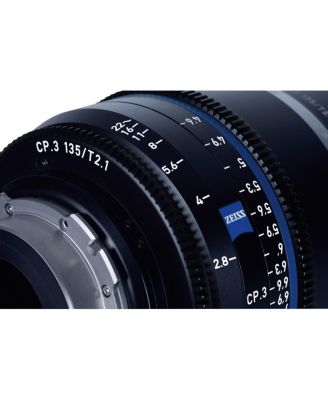 Zeiss 135mm T2.1 CP.3 Compact  Cine Lens (Feet) CF- Compatible with Canon EF EOS Mount