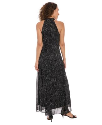 Petite Crisscross Chiffon A-Line Dress
