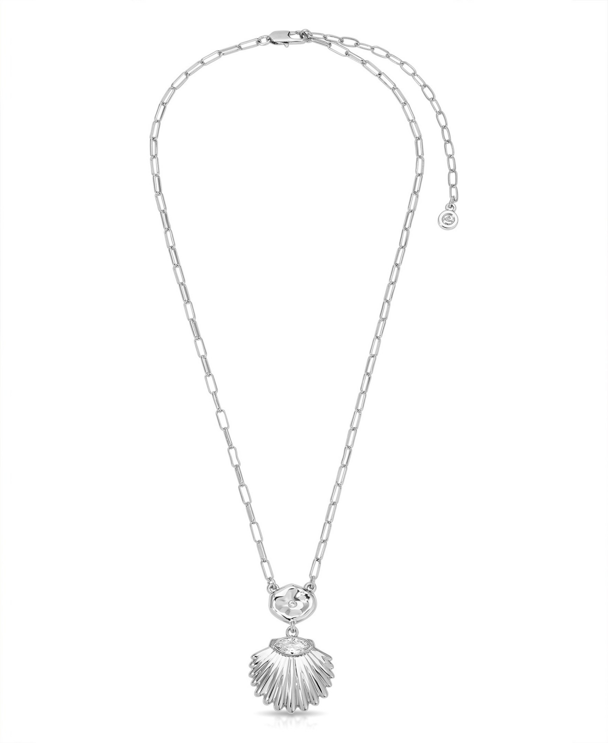Santorini Pendant Necklace - Silver