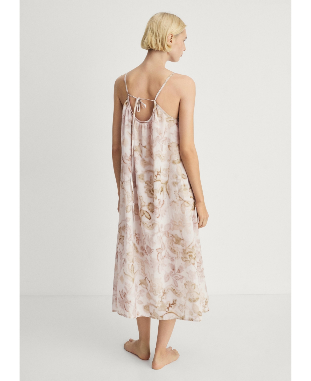 Mango Floral Cotton Nightgown