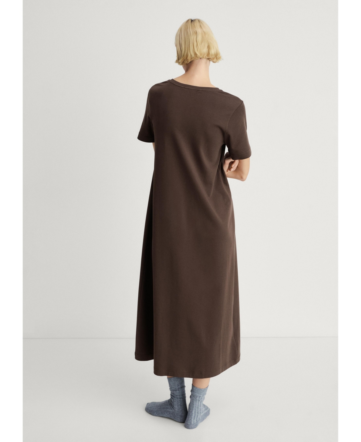 Mango Women's Plain Cotton Nightgown