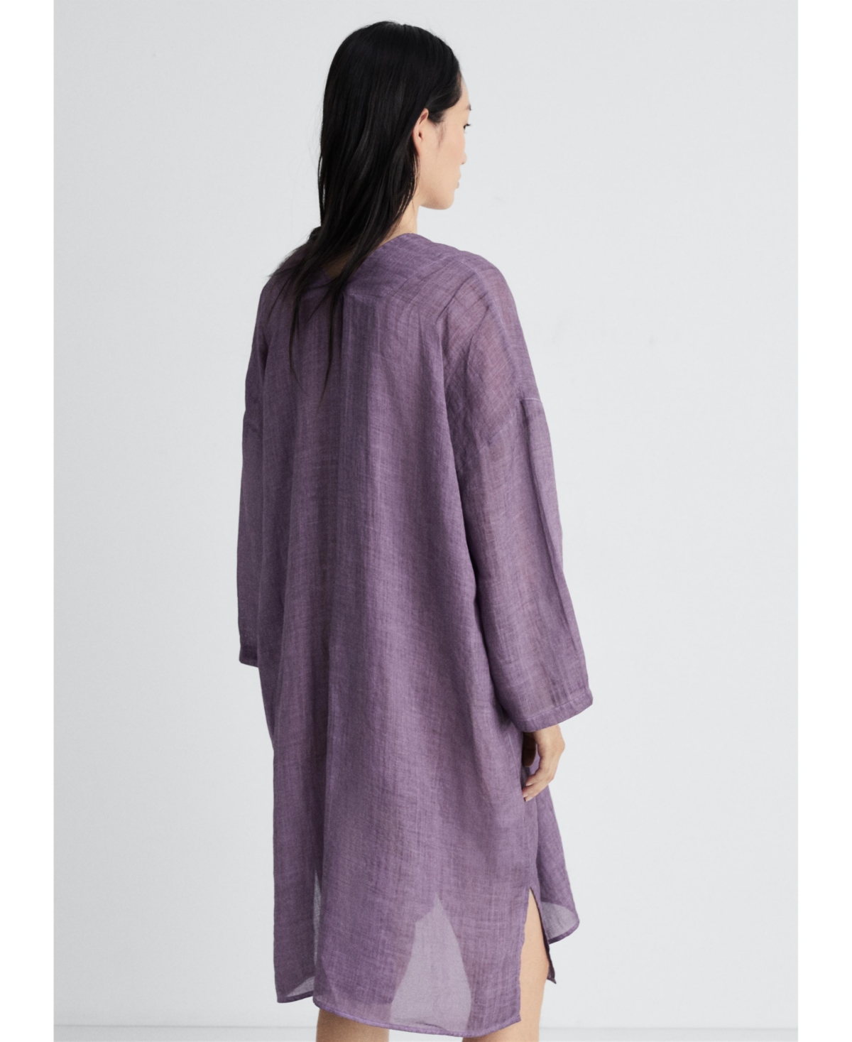 Mango Women's Overdyed Ramie Kaftan