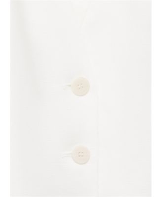 Women's Linen Suit Vest