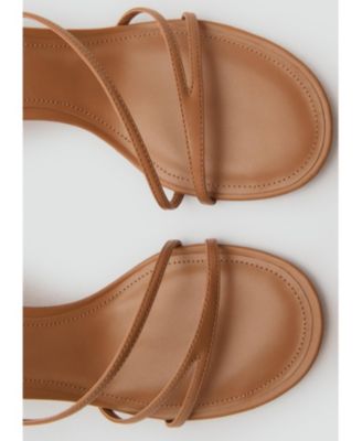 Women's Animal Print Strap Heel Sandals