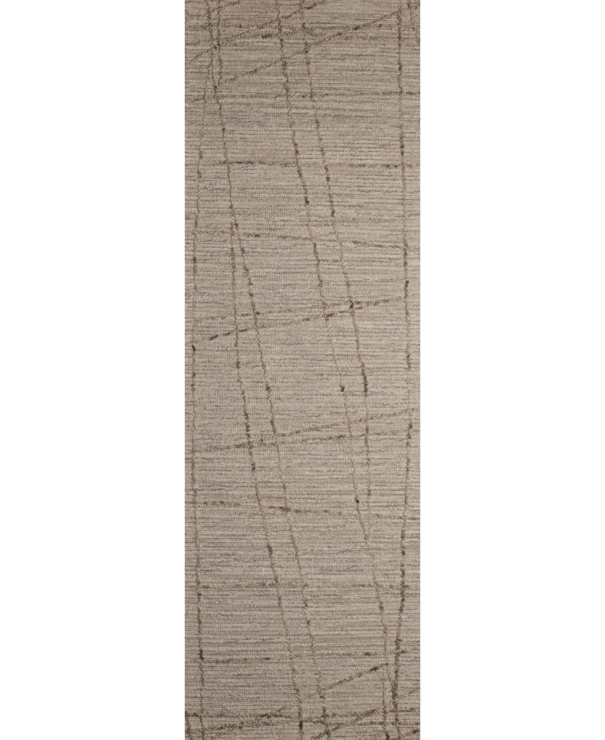 Bashian Valencia Val318 2'6"x8' Runner Area Rug In Sand