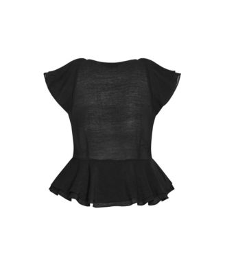 Plus Size Sweet Ruffle Top