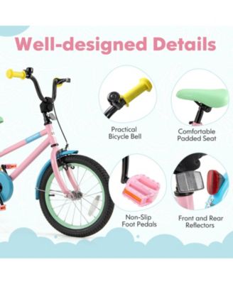 Kids Bicycle with Adjustable Handlebar and Seat for Comfort and Growth