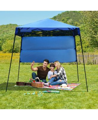 7x7 FT Slant Leg Pop-up Canopy Tent Shelter Adjustable Portable Carry Bag