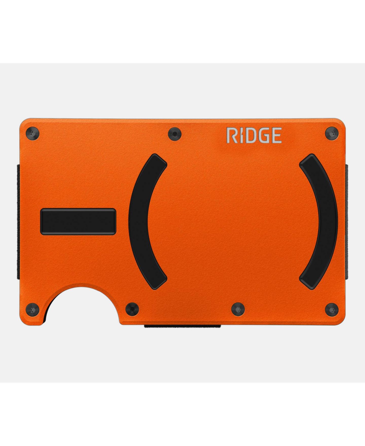 Мужской кошелёк The Ridge RIDGE Wallet for Magsafe - Basecamp Orange - Cash Strap, цвет: Оранжевый — фото 1