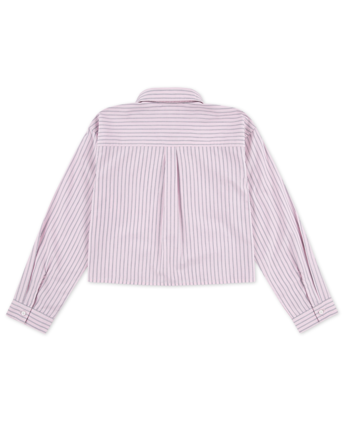 Abercrombie Girls Button Front Boxy Shirt In Pink