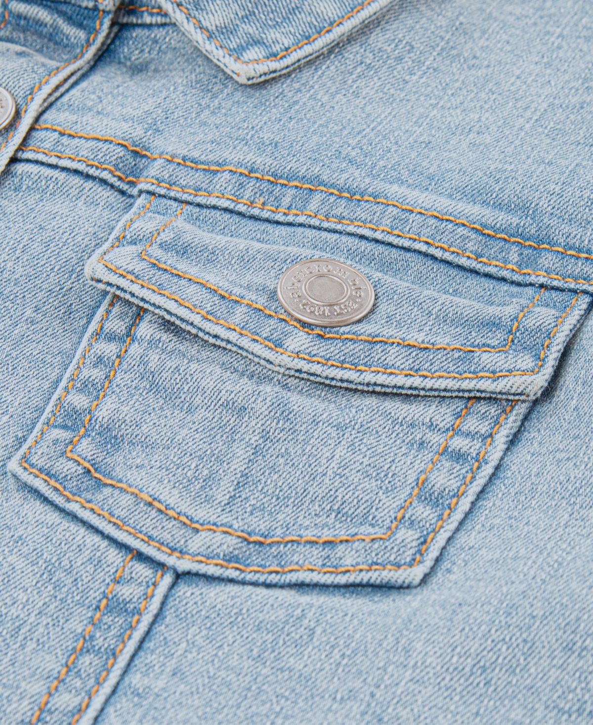 Abercrombie Girls Utility Shirt Dress In Blue