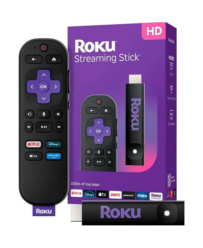 ROKU STREAMING STICK HD W - Black - No Size