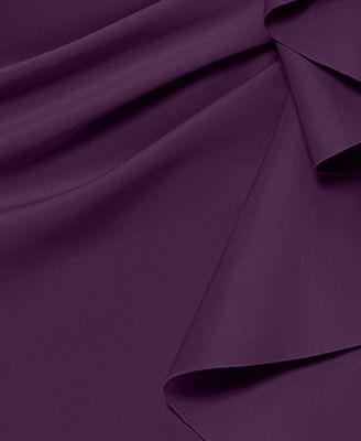 Scuba Off-The-Shoulder Gown