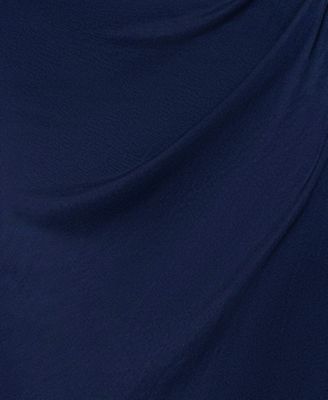 Plus Size Sheer Boat-Neckline Long Sheath Dress