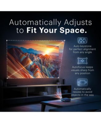 Luma 500 Full HD Smart Pico Projector with Google TV 11.0, Wi-Fi, Bluetooth, HDMI