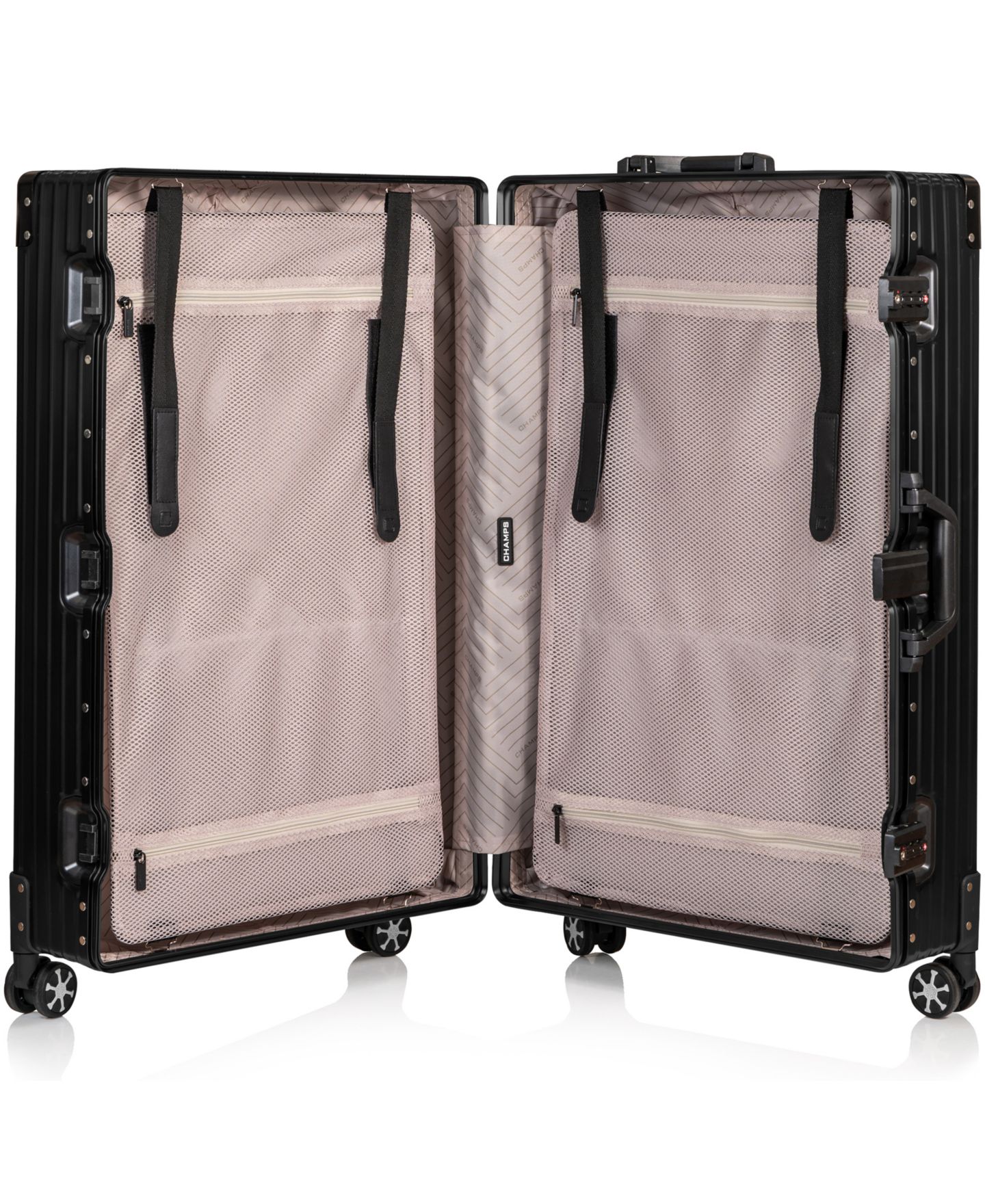 Чемодан CHAMPS 31" Elite Hardside Check-in Luggage, цвет: Чёрный — фото 4