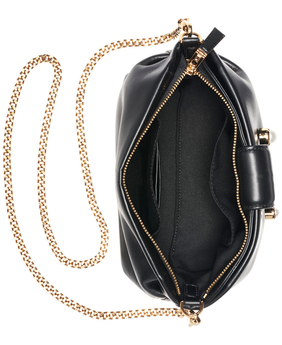 Karl Lagerfeld Dara Leather Small Crossbody Bag