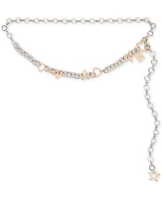 Steve Madden - Heart & Star Ring Chain Belt