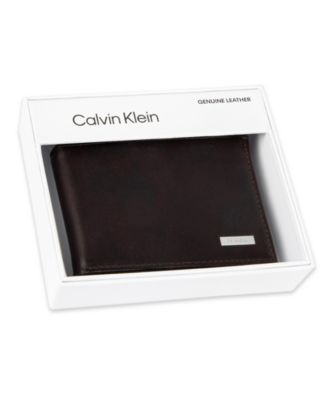 Men's RFID Two Tone Arcadia Leather Front Pocket Flick Bar Wallet