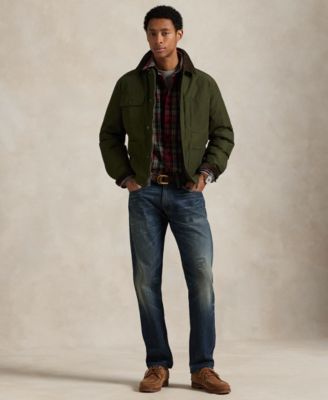 Men's Classic-Fit Plaid Oxford Workshirt