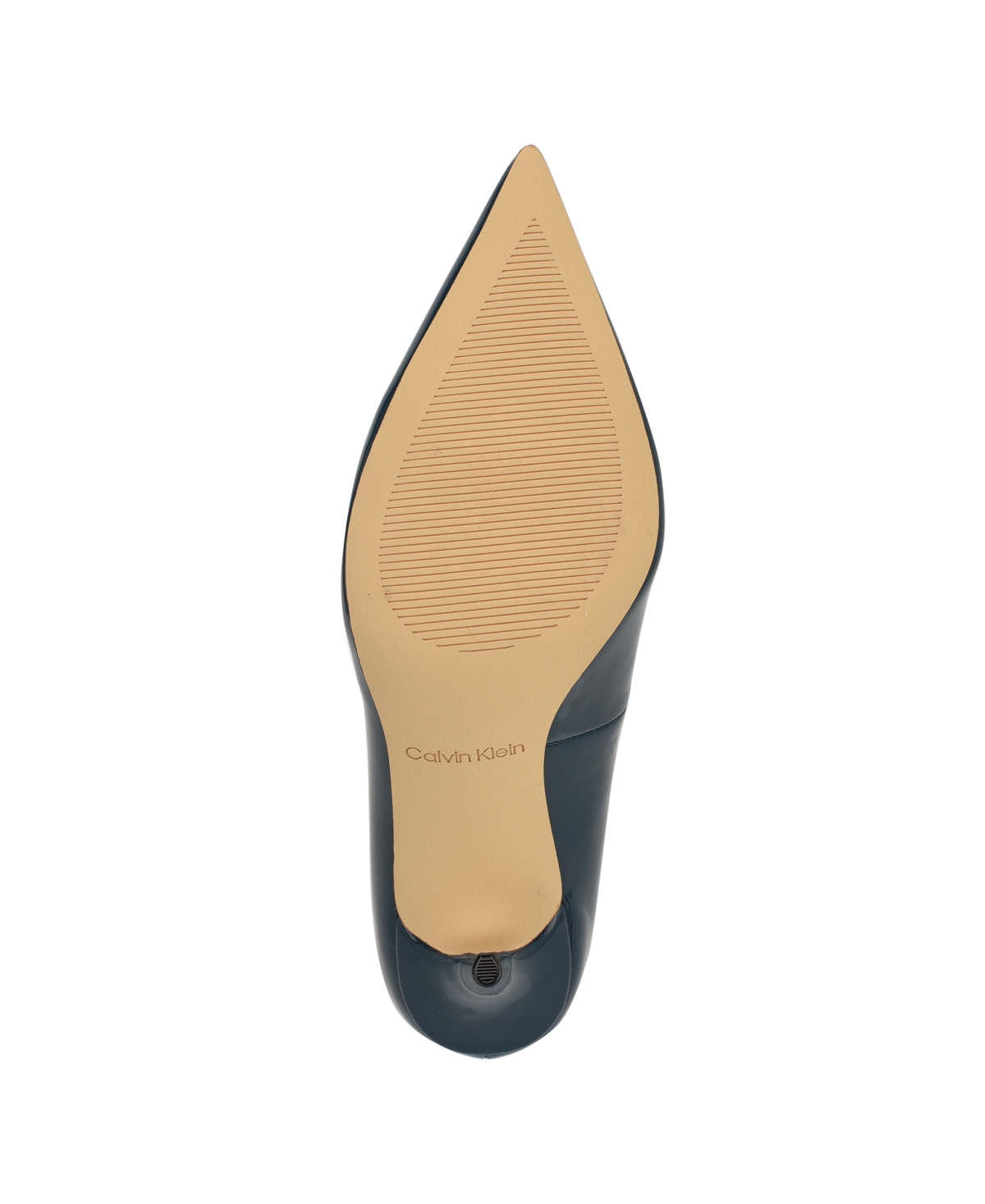 Calvin Klein Leciey Pointed Toe Pump In Green